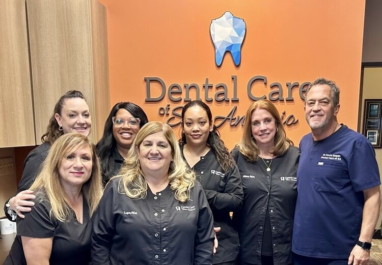 The dental team at dental care of San Antonio
